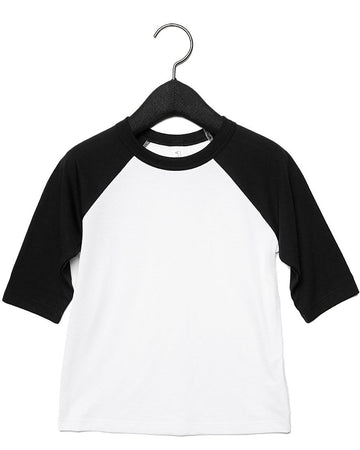 Bella + Canvas 3200T Toddler 3/4-Sleeve Baseball T-Shirt